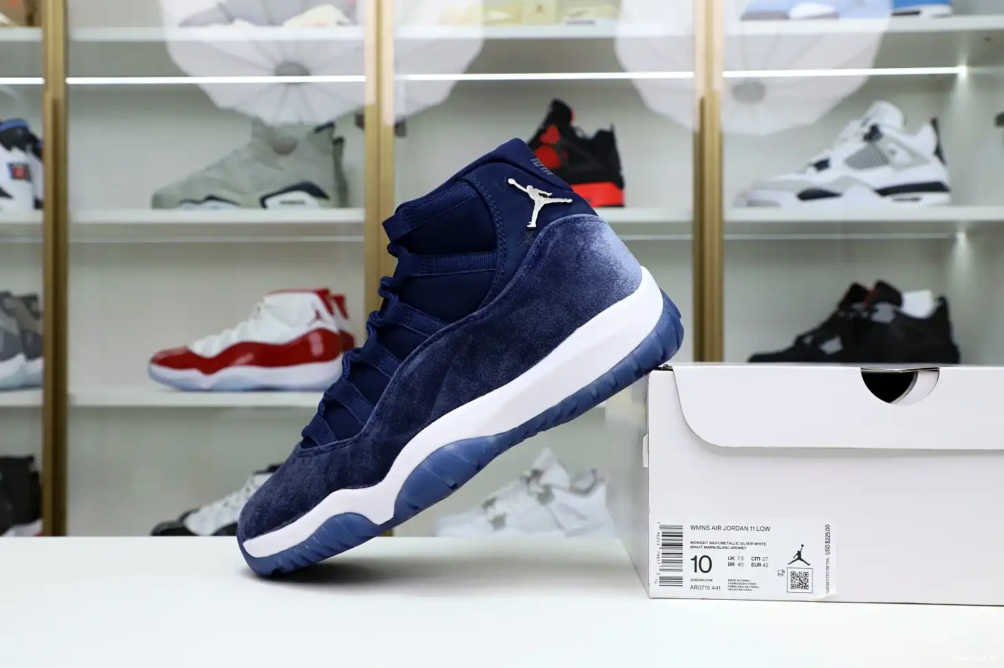 RETRO JORDAN 11 AIR NAVY MIDNIGHT Kimikick 0729